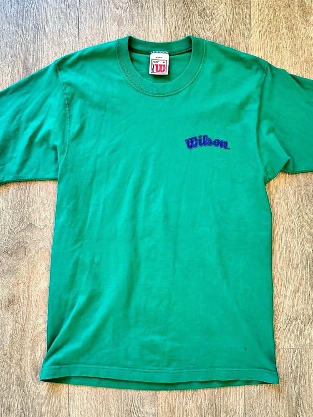 Vintage Wilson Short Sleeve Tee in Green Size Medium